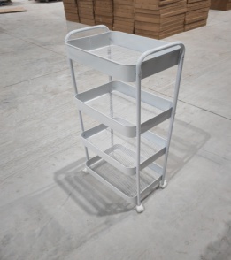 3-Tier Assembled Rolling Cart Shelf photo 1