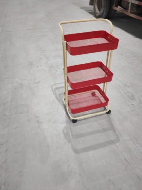 Raskog-Style All Carbon Steel 3-Tier Rolling Cart (16mm Tube) photo 1